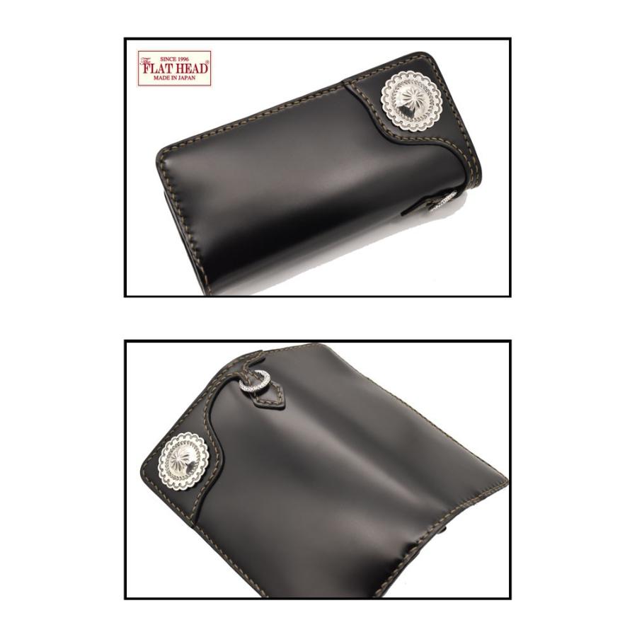 THE FLAT HEAD レザー長財布　コードバン The Flat Head（フラッドヘッド） 長財布 財布 本革 フラットヘッド