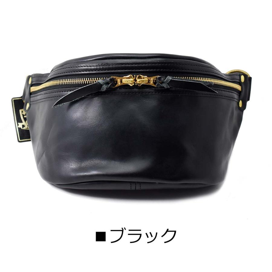 ブルズエフオーダー　本革　黒　レザーショルダーバッグ　ファニー　クロム好きへ ブルズエフオーダー 本革 黒 レザーショルダーバッグ ファニー