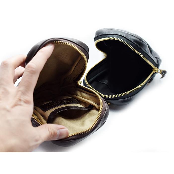 OPUS インセプション 財布 ポーチ メンズ ブランド 新喜皮革 茶