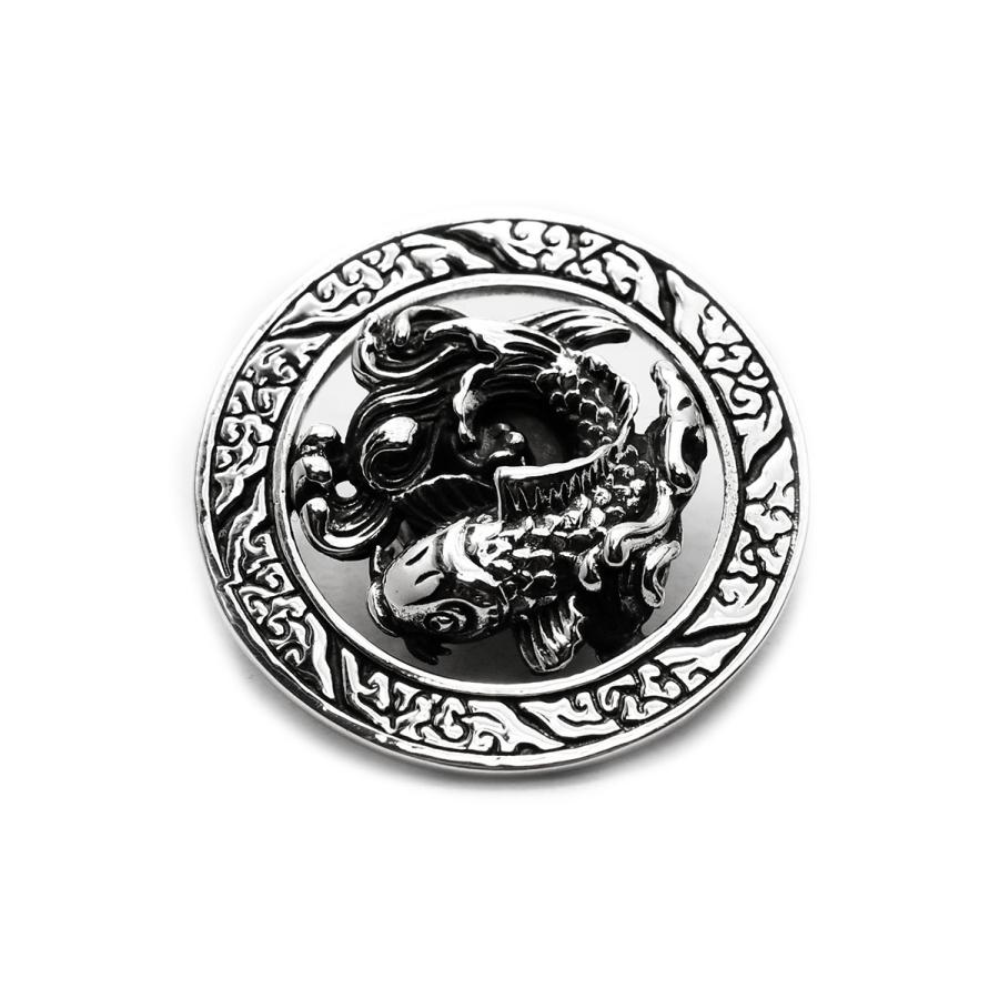 コンチョ 当店限定販売 鯉滝登りコンチョ 和風 和柄 跳鯉