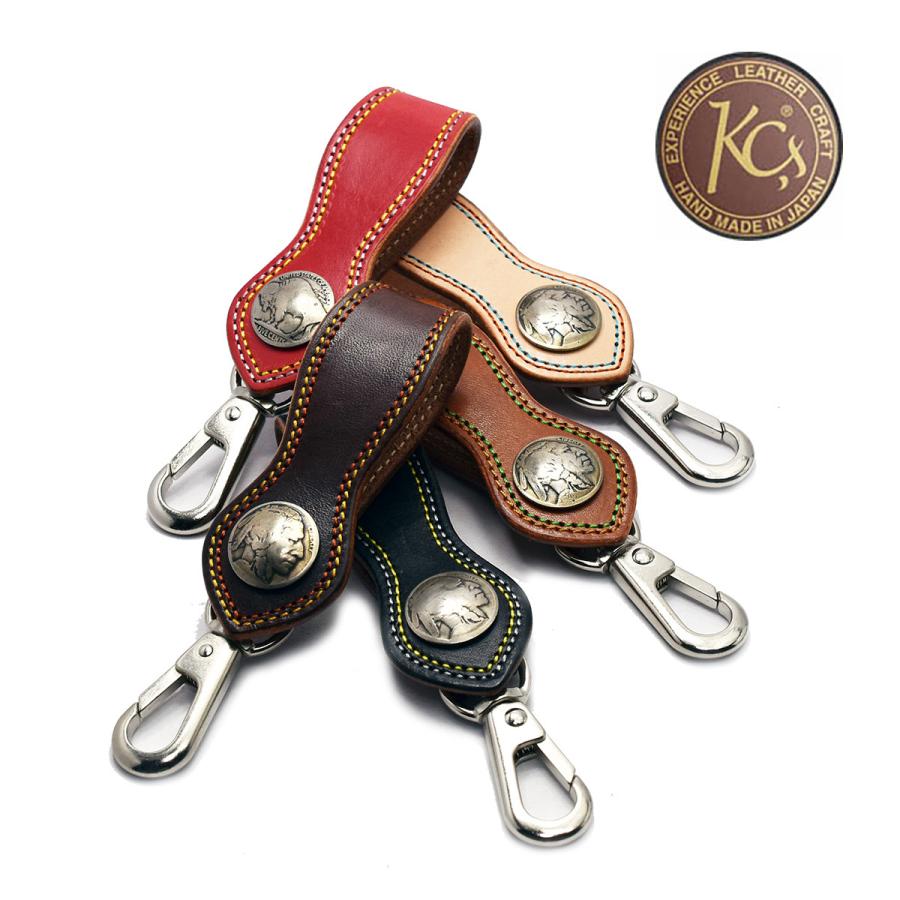 キーホルダー KC's ケイシイズ ダブルステッチ フラップループ キーホルダー KC's ケイシイズ ダブルステッチ フラップループ