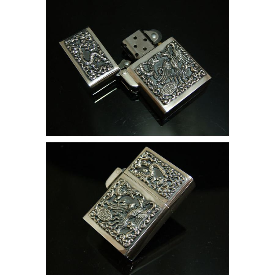 ZIPPO カオスオリジナル ZIPPO型ケースライター 和柄 鳳凰 昇竜 ZIPPO カオスオリジナル ZIPPO型ケースライター 和柄 鳳凰 昇竜