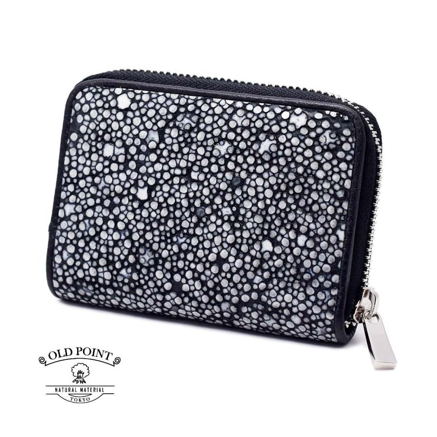 小銭入れ 本革 財布 多機能 2WAY ラウンドファスナー ミニウォレット コインケース 超希少 イバラエイ スタースティングレイ 梅花皮 エイ革  ブラック : CHAOS accessory - 通販 - Yahoo!ショッピング