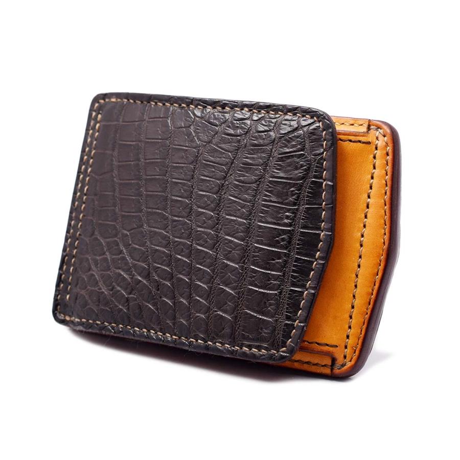 ボックスコイン マネークリップ ミニウォレット 財布 小銭入れ オールドポイント「匠」 ナイルクロコダイル ダークブラウン : CHAOS  accessory - 通販 - Yahoo!ショッピング