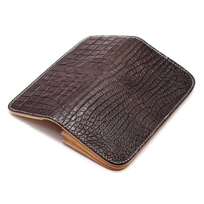 一枚革 ワニ革 長財布 ロングウォレット クロコダイル 一枚革 ワニ革 長財布 ロングウォレット クロコダイル