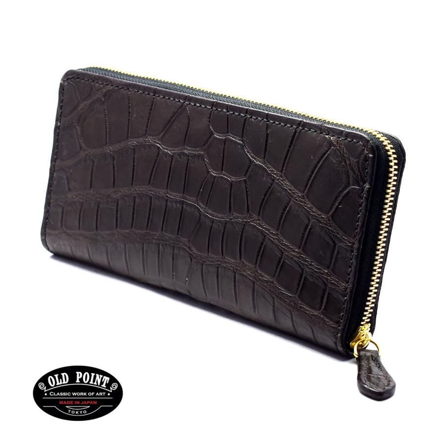 長財布 財布 オールドポイント「匠」 ラウンドファスナーウォレット