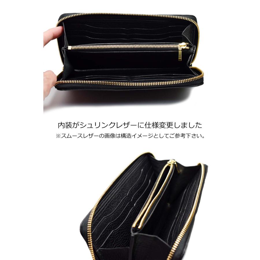 オールドポイント「匠」 ロングウォレット 長財布 財布 ラウンドファスナー レーデルオガワ仕上げ コードバン ダークブルーの画像