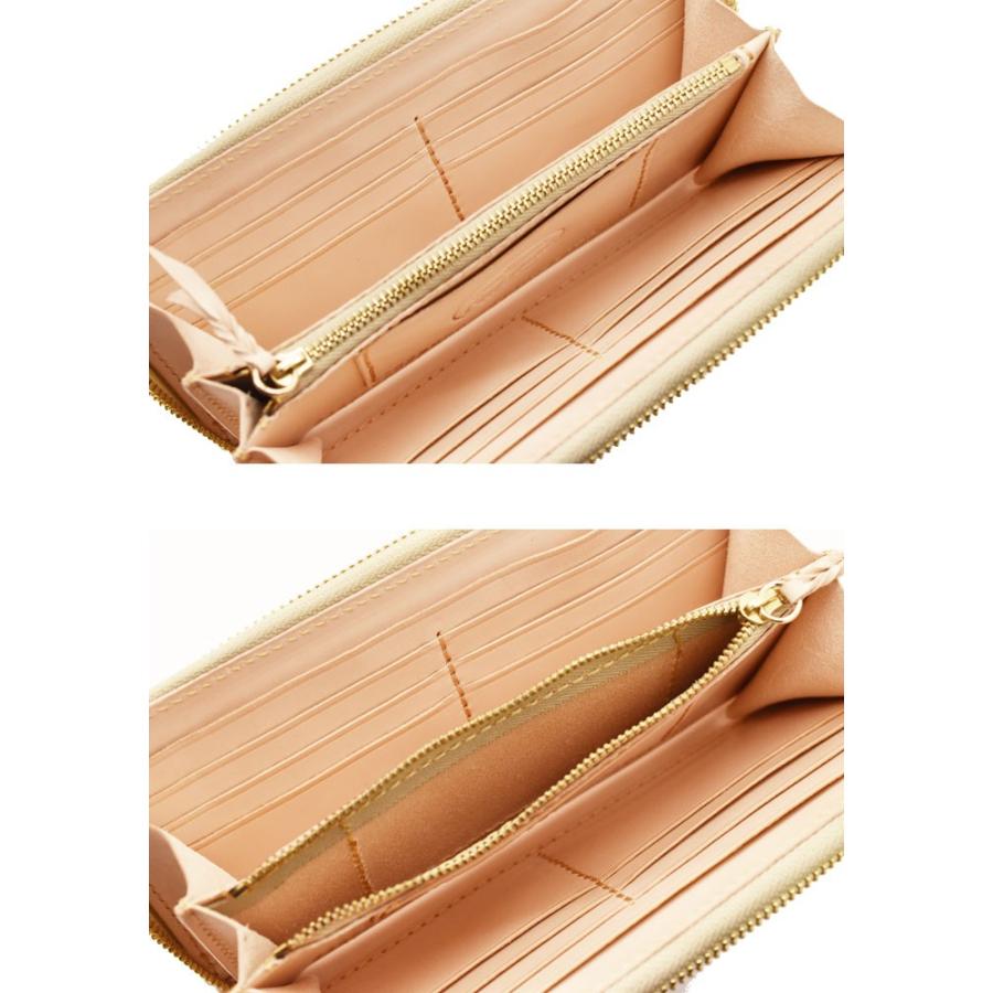 長財布 財布 オールドポイント 柿渋染め 手染め 2度染め 橙色 オレンジ シンプル ラウンドファスナーウォレット |  | 03