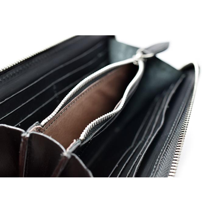 長財布 財布 オールドポイント Dリング付き ウォレット ラウンドファスナー ダイヤモンドパイソン ニシキヘビ ヘビ革 |  | 07