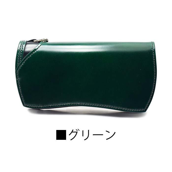 日本製 手縫い 財布 長財布 オールドポイント -匠 Takumi ハイエンド- シルバー製Dリング ロングウォレット 新喜皮革社製 レーデルオガワ コードバンの画像