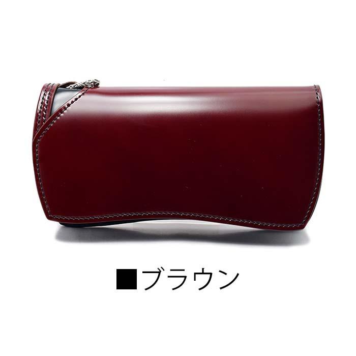 日本製 手縫い 財布 長財布 オールドポイント -匠 Takumi ハイエンド- シルバー製Dリング ロングウォレット 新喜皮革社製 レーデルオガワ コードバンの画像