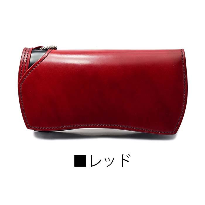 日本製 手縫い 財布 長財布 オールドポイント -匠 Takumi ハイエンド- シルバー製Dリング ロングウォレット 新喜皮革社製 レーデルオガワ コードバンの画像