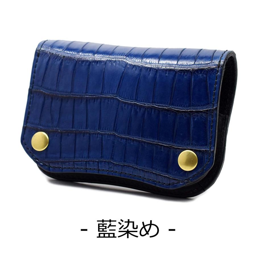 限定 藍染め ポロサス クロコダイル インディゴブルー ショート 限定 藍染め ポロサス クロコダイル インディゴブルー ショート