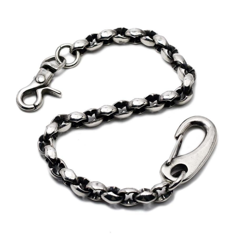 メンズ アクセサリー シルクリング ウォレットチェーン カラビナ