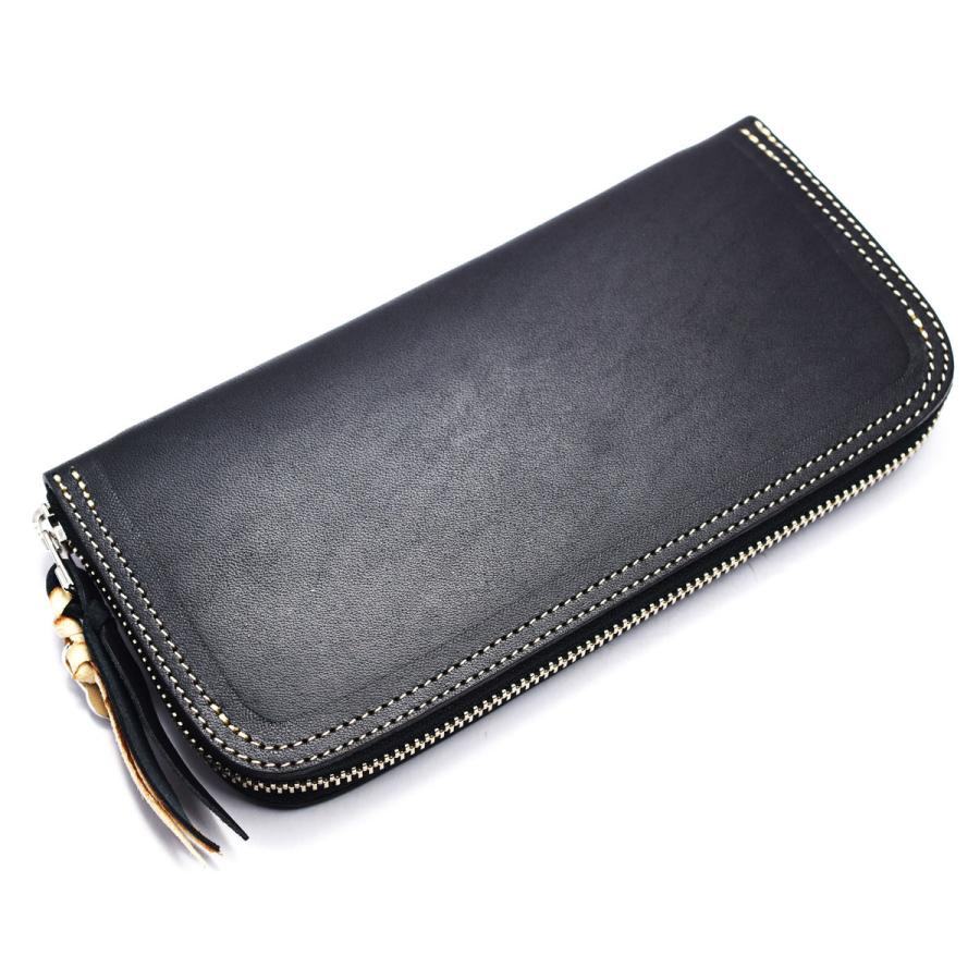 レッドムーン 財布 長財布 ロングウォレット　ベーシックライン ラウンドウォレット LP2000-RMP OBK ブラック REDMOON | REDMOON | 05