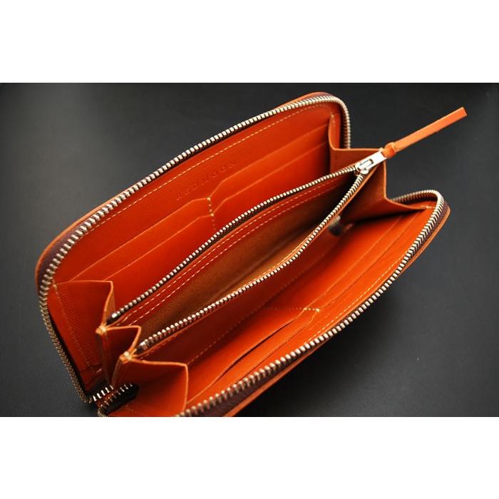 レッドムーン 財布 長財布 ラウンドファスナー ラウンドウォレット/ロングウォレット LP2000-RMP OTN レッドブラウン REDMOONの画像