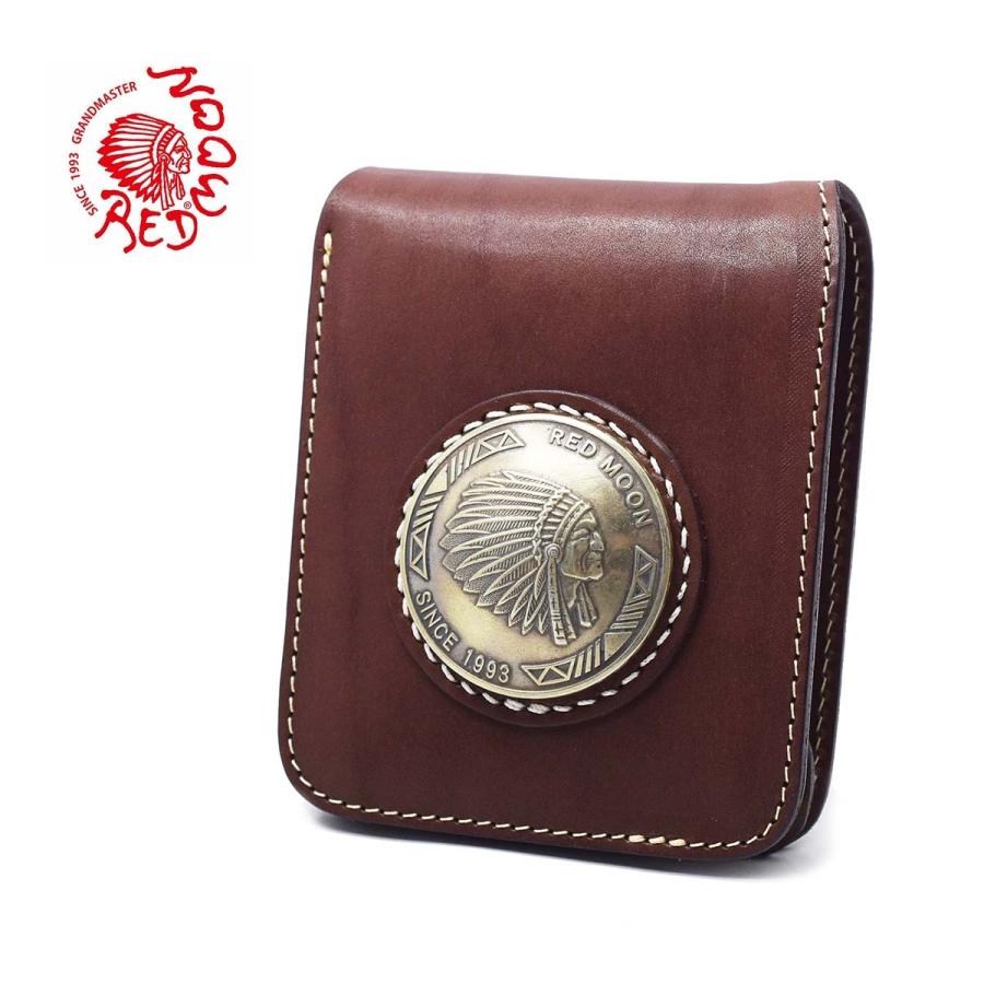 REDMOON レッドムーン 財布 長財布 二つ折り オリジナルコンチョ REDMOON レッドムーン 財布 長財布 二つ折り オリジナルコンチョ