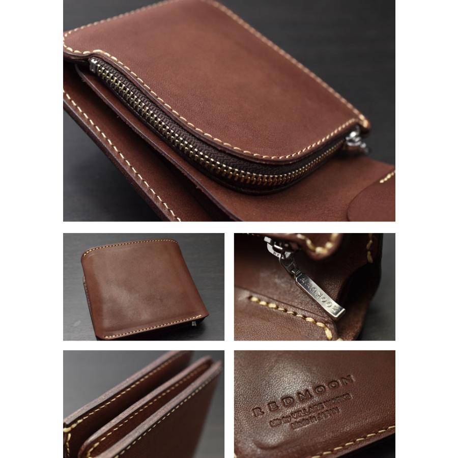REDMOON レッドムーン 財布 長財布 二つ折り オリジナルコンチョ REDMOON レッドムーン 財布 長財布 二つ折り オリジナルコンチョ