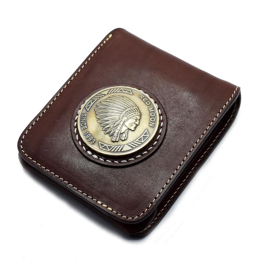 REDMOON レッドムーン 財布 長財布 二つ折り オリジナルコンチョ REDMOON レッドムーン 財布 長財布 二つ折り オリジナルコンチョ