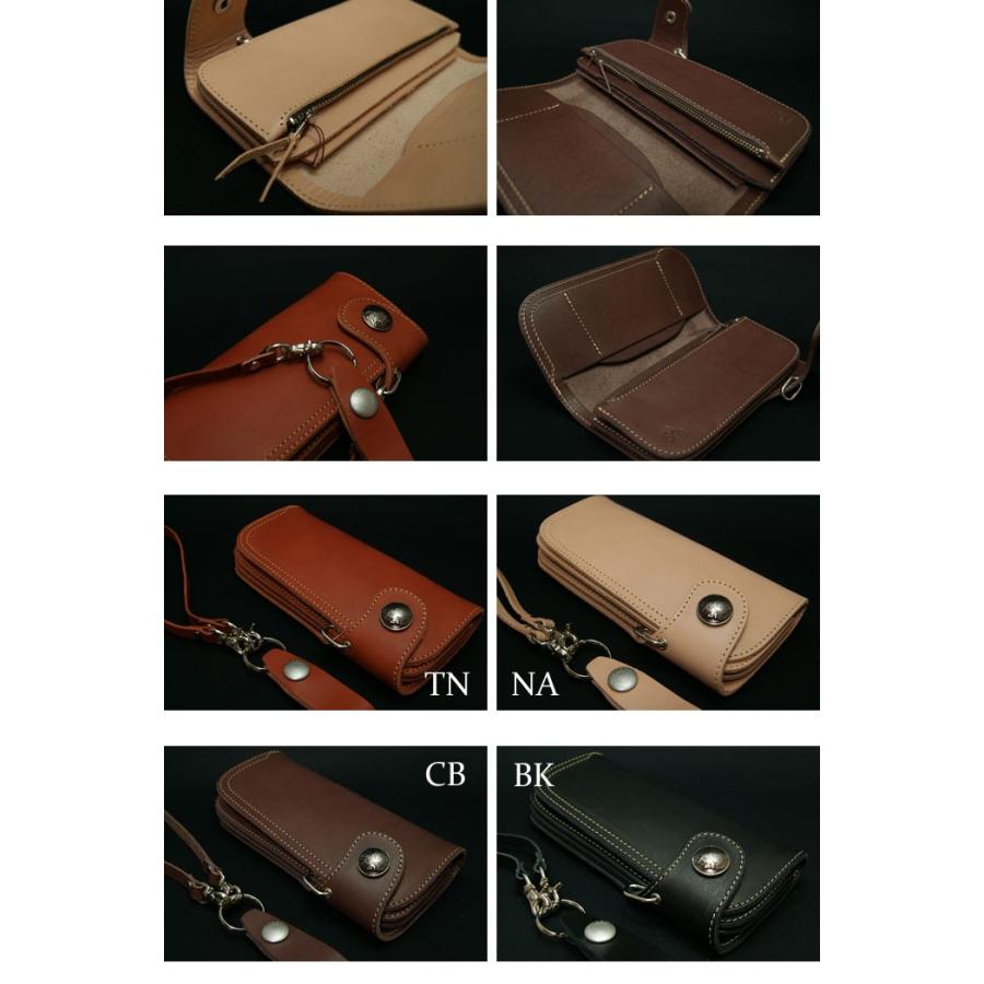 美品 REDMOON LONG WALLET CW-02C-MID OBK 黒 REDMOON（レッドムーン） 財布 長財布 ロングウォレット ミッドライン