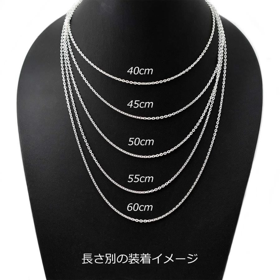 アズキイブシ　太さ2.5mm 長さ55cm 小豆　シルバー925 送料無料 2mm小豆チェーン シルバーアクセサリー チェーン ネックレス