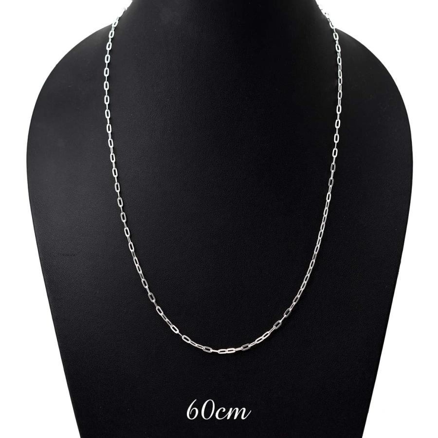 シルバーアクセサリー チェーン ネックレス 2.5mm 小判 ホピ 単品
