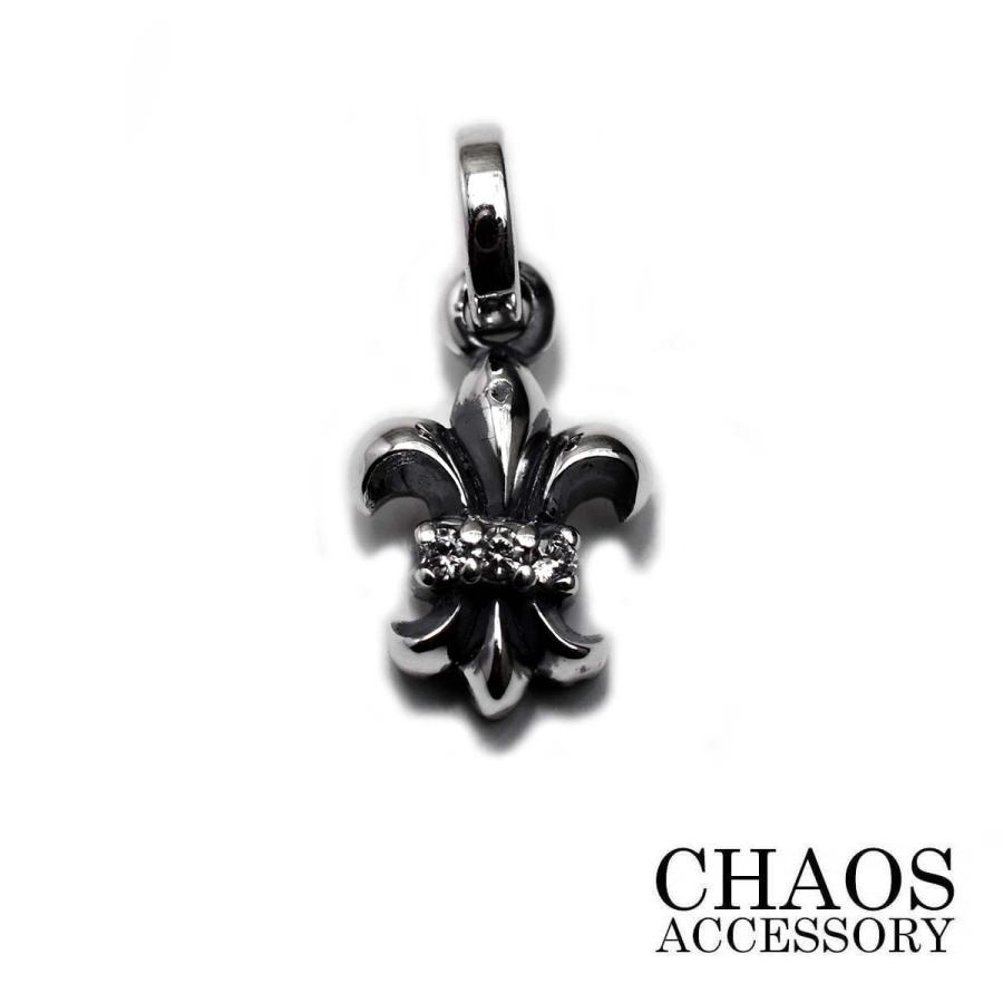 シルバーアクセサリー ペンダントトップ シルバー925 百合の紋章 
