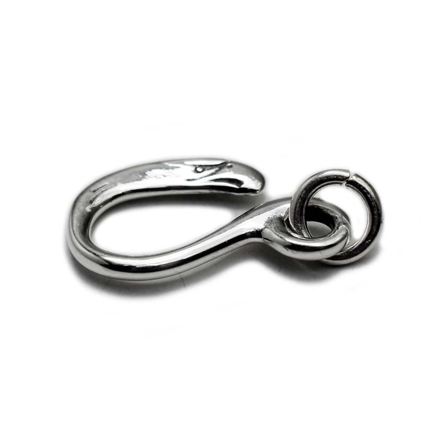 丸カン付き】イーグルフック シルバーアクセサリー メンズ ネックレス