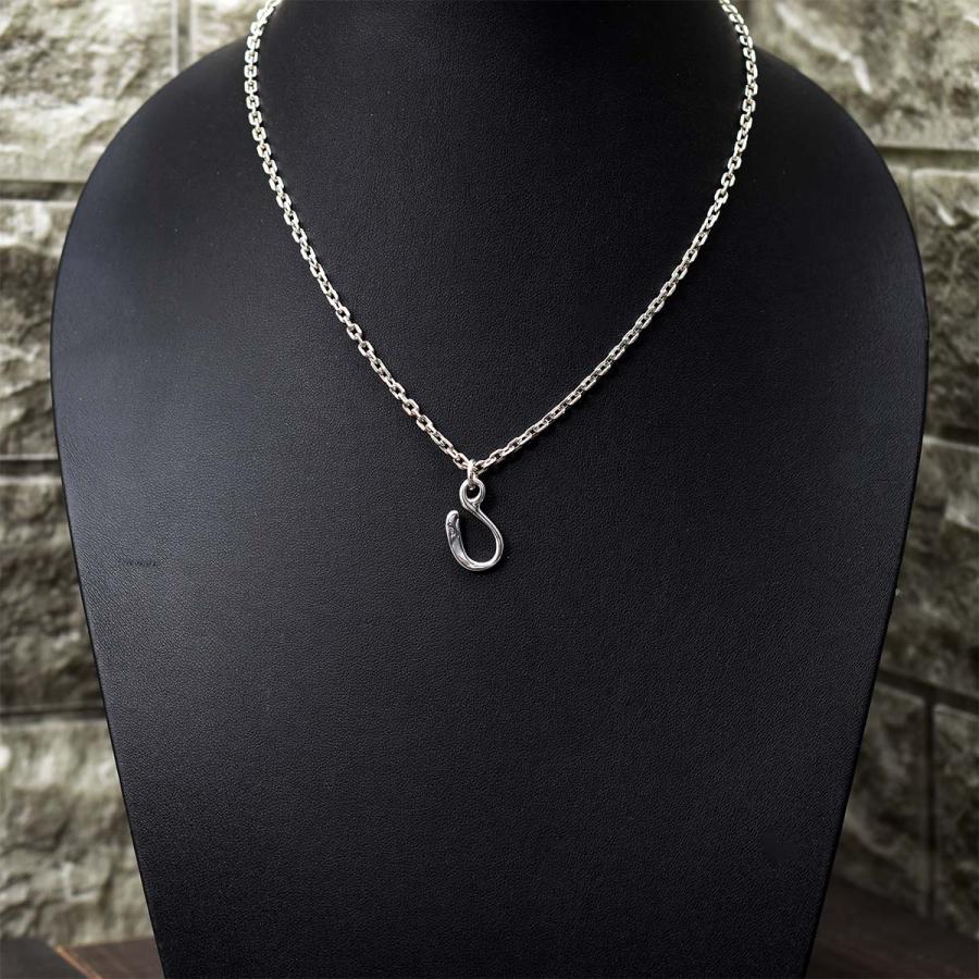 丸カン付き】イーグルフック シルバーアクセサリー メンズ ネックレス