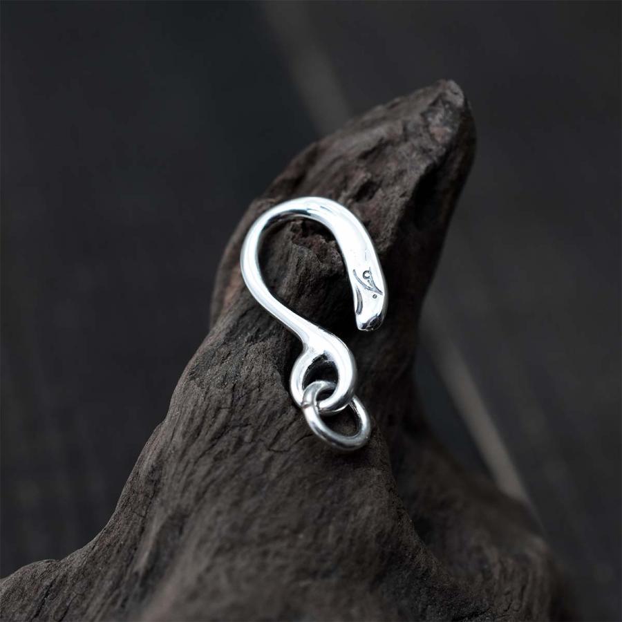 丸カン付き】イーグルフック シルバーアクセサリー メンズ ネックレス