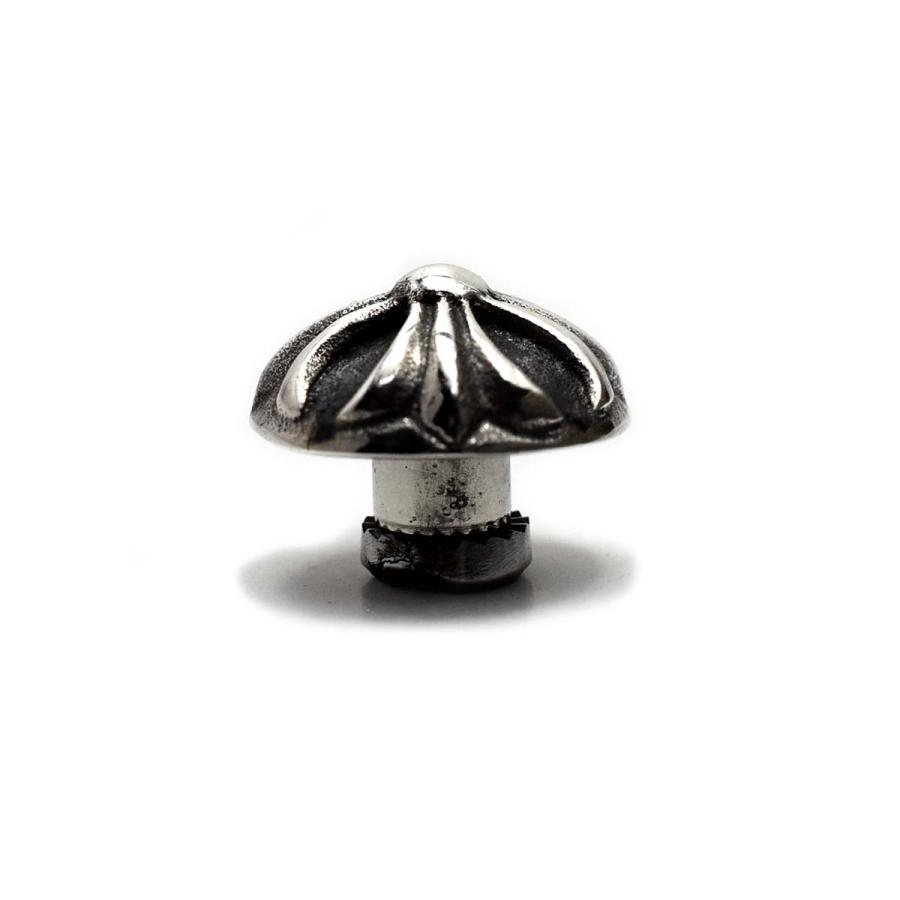 直径12mm】ゴシッククロス クロスボール コンチョ 十字クロス 1個 SS 