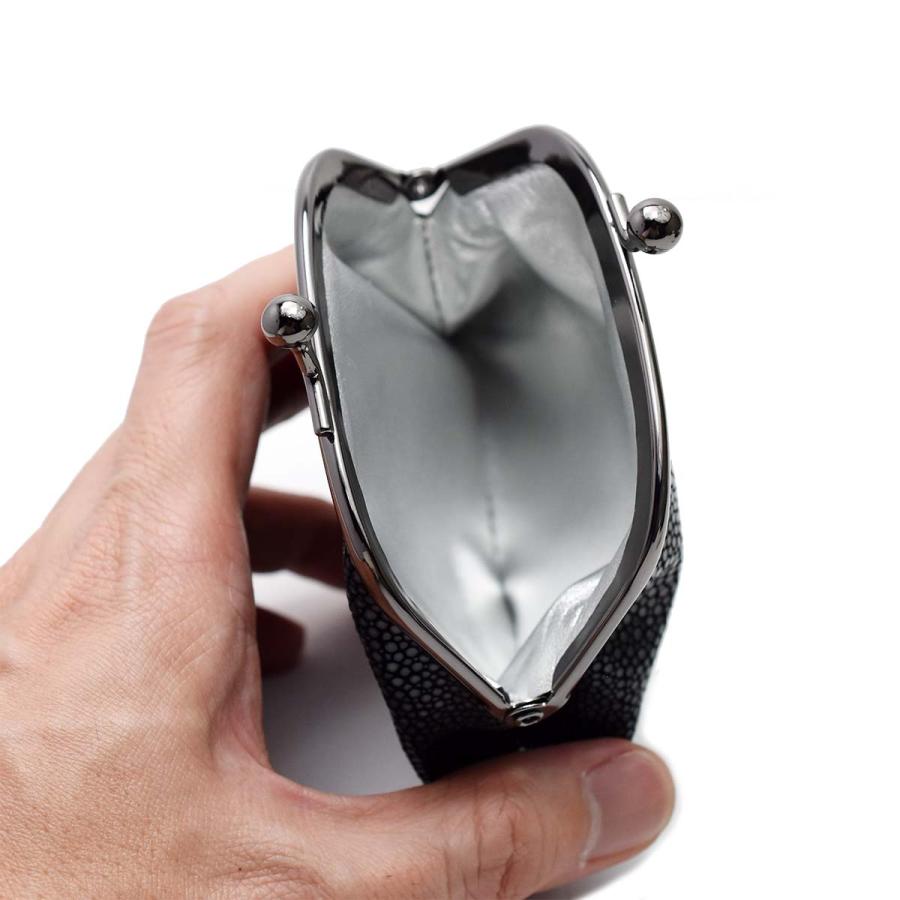 【新品・未使用】スタースティングレイ 小銭入れ　エイ革 大容量 がま口 小銭入れ 本革 エイ革 財布 がまぐち コイン