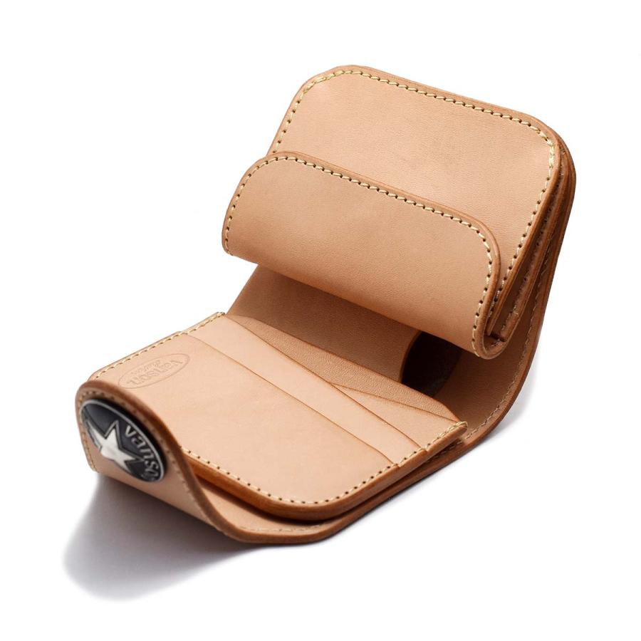 財布 栃木レザー ヌメ革 VANSON バンソン ライダース ショート