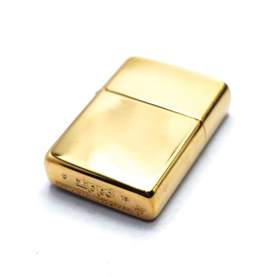 ZIPPO ブラス High Polish Brass アーマー ブラスポリッシュ ソリッド 