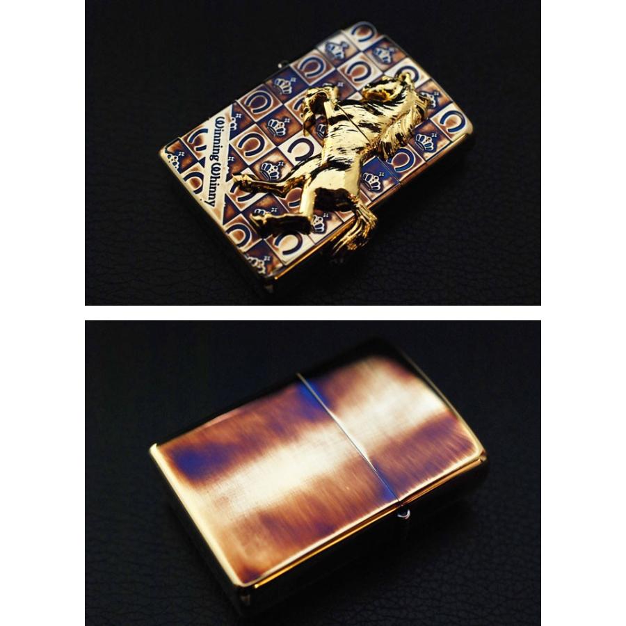 ZIPPO Winning Whinny ウィニングウィニー グランドクラウン ゴールドイブシ GDイブシ ジッポ ジッポー オイルライターの画像