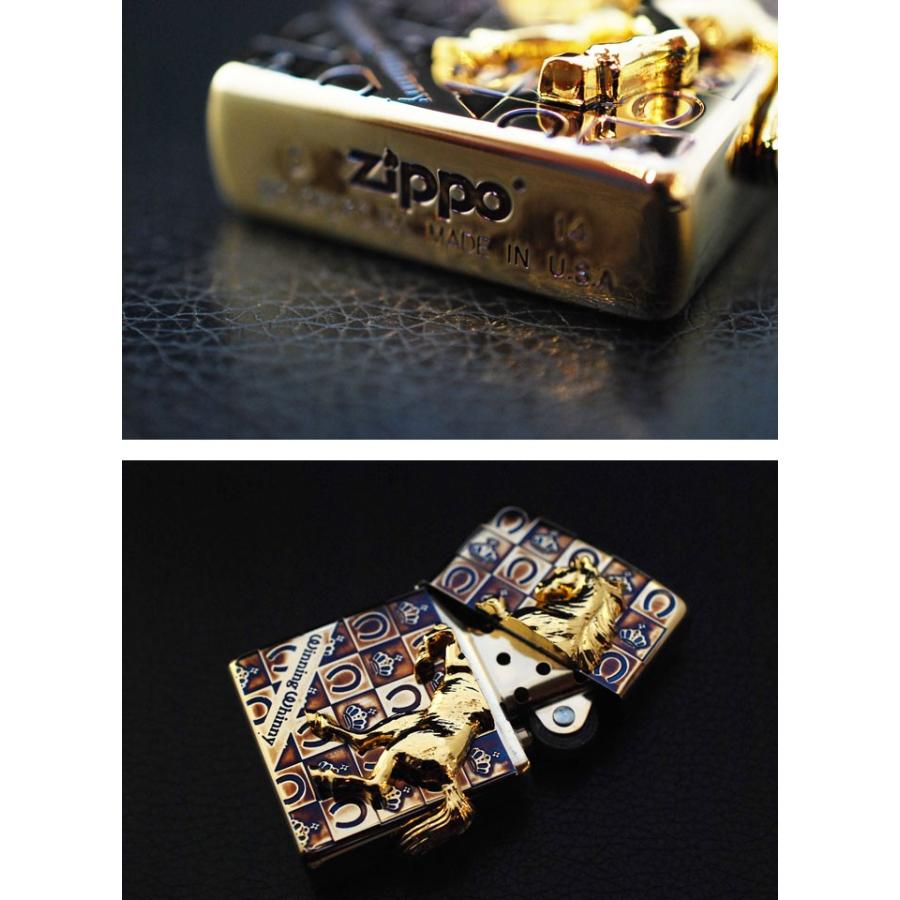 ZIPPO Winning Whinny ウィニングウィニー グランドクラウン ゴールドイブシ GDイブシ ジッポ ジッポー オイルライターの画像