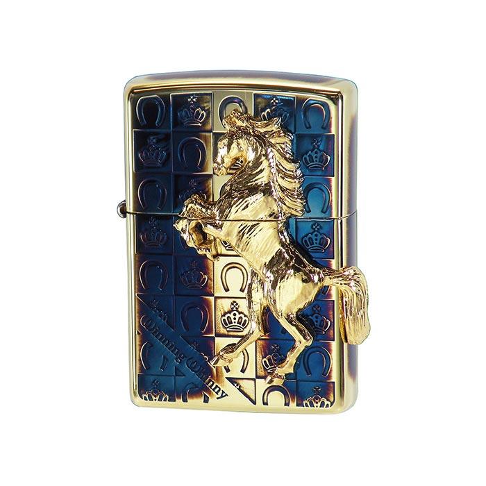 ZIPPO Winning Whinny ウィニングウィニー グランドクラウン ゴールドイブシ GDイブシ ジッポ ジッポー オイルライターの画像