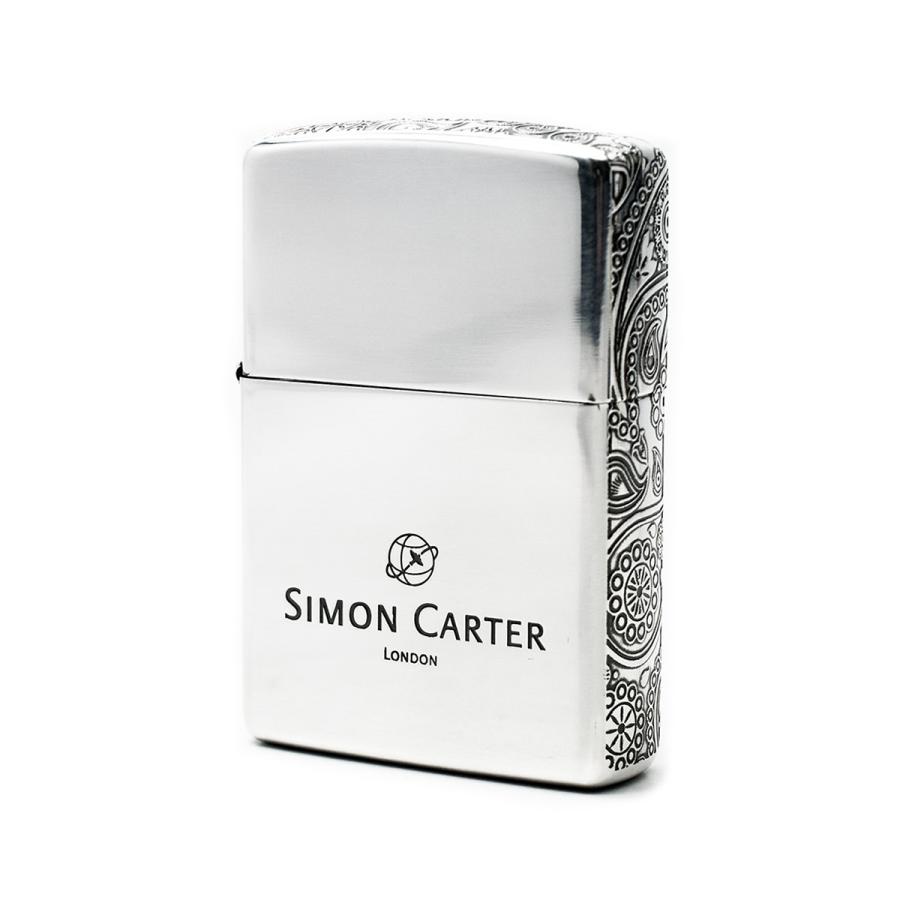 正規取扱店 コラボ Zippo 名入れ オイルライター Simon Carter サイモンカーター ペイズリー 3面 Scp 48 Z Scp 048 Chaos Accessory 通販 Yahoo ショッピング