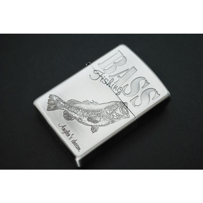 ZIPPO ジッポ ジッポー オイルライター フィッシング 釣道 ブラックバス｜chaos-accessory｜02