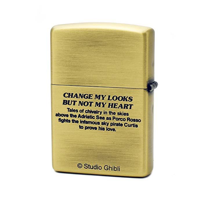 インナーケース名入れ無料 ZIPPO ジッポー オイルライター ジブリZIPPO正規取扱店 ジブリ 公式 紅の豚 ポルコとジーナ NZ-41_1