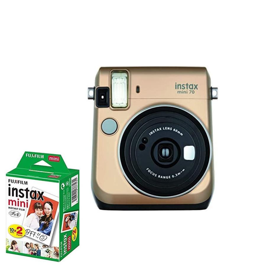Fujifilm インスタントカメラ チェキ Instax Mini 70 ゴールド インスタントフィルム枚付 Yi13 01 Chaoyiliu 通販 Yahoo ショッピング