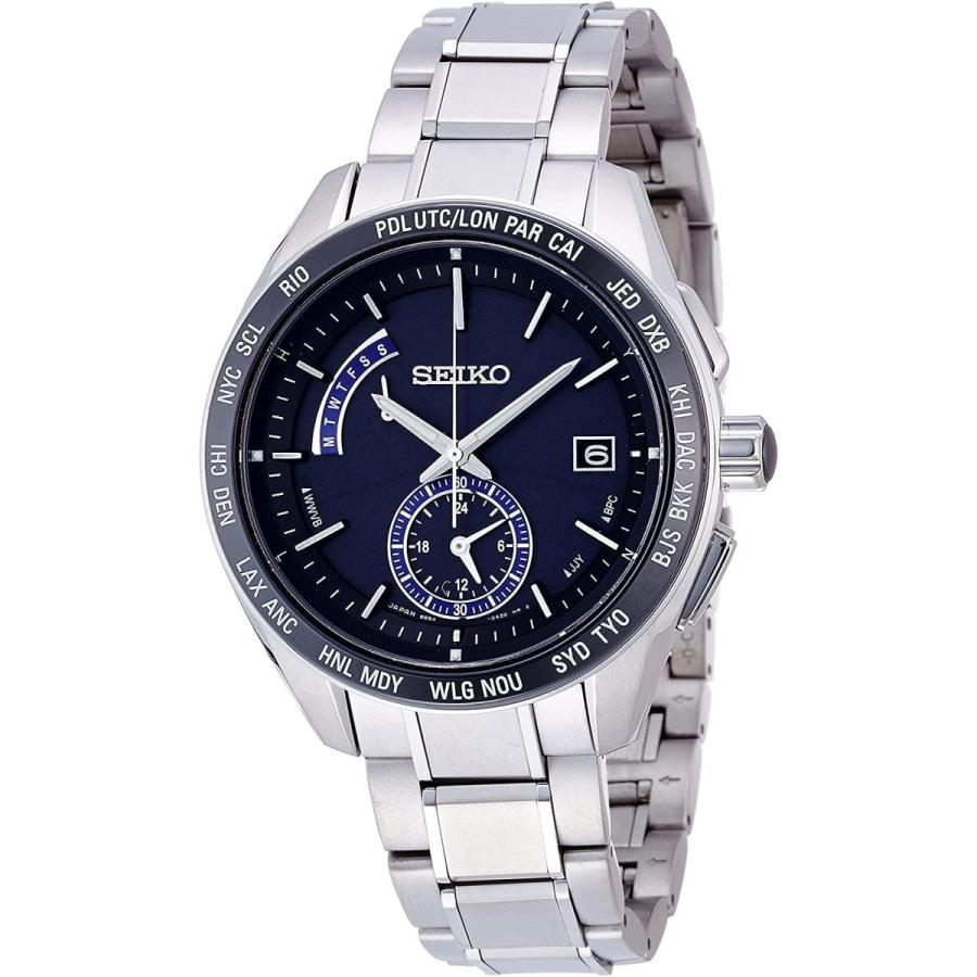 [セイコーウォッチ] 腕時計 ブライツ チタン ソーラー電波修正 サファイアガラス スーパークリア コーティング SAGA179 メンズ腕時計