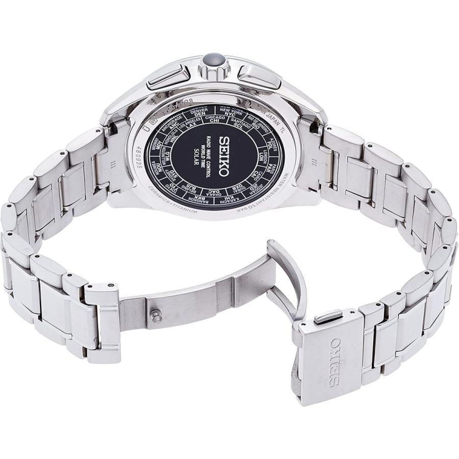 [セイコーウォッチ] 腕時計 ブライツ チタン ソーラー電波修正 サファイアガラス スーパークリア コーティング SAGA179 メンズ腕時計