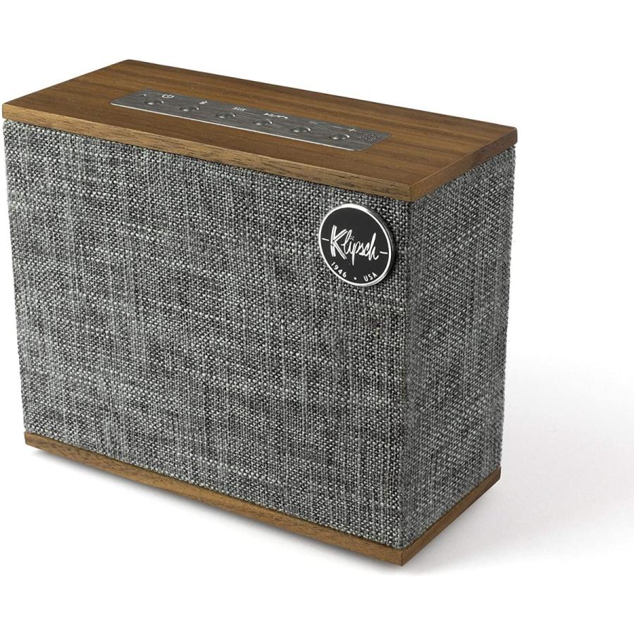 Klipsch Heritage Groove Portable Bluetooth Speaker in Walnut Klipsch Heritage Groove Portable Bluetooth Speaker in Walnut