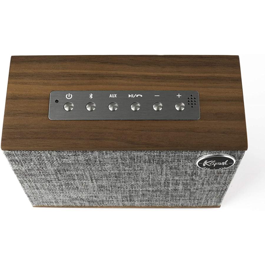 Klipsch Heritage Groove Portable Bluetooth Speaker in Walnut Klipsch Heritage Groove Portable Bluetooth Speaker in Walnut