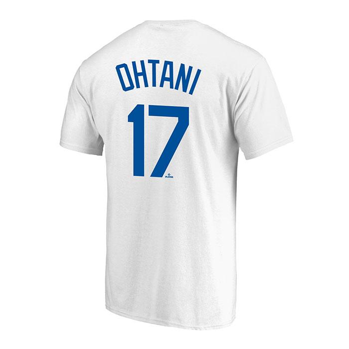 大谷翔平 記念Tシャツ ホワイト Lサイズ Fanatics（ファナティクス） ドジャース 大谷翔平 ネーム＆ナンバー