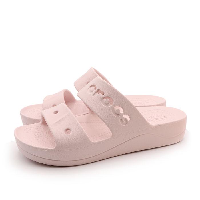 crocs（クロックス） レディース 定番 カジュアル シャワー サンダル バヤ プラットフォーム サンダル 208188-6PI ピンク ...