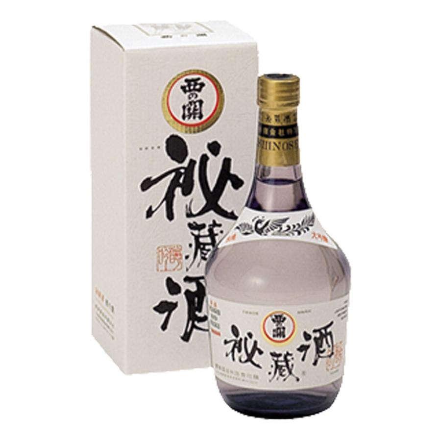 お酒 日本酒 萱島酒造 西の関 大吟醸 秘蔵酒 720ml (別格限定) ((お