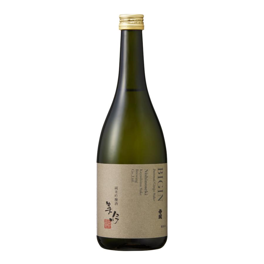 お酒 日本酒 萱島酒造 西の関 美吟 純米吟醸 720ml : チャップリン