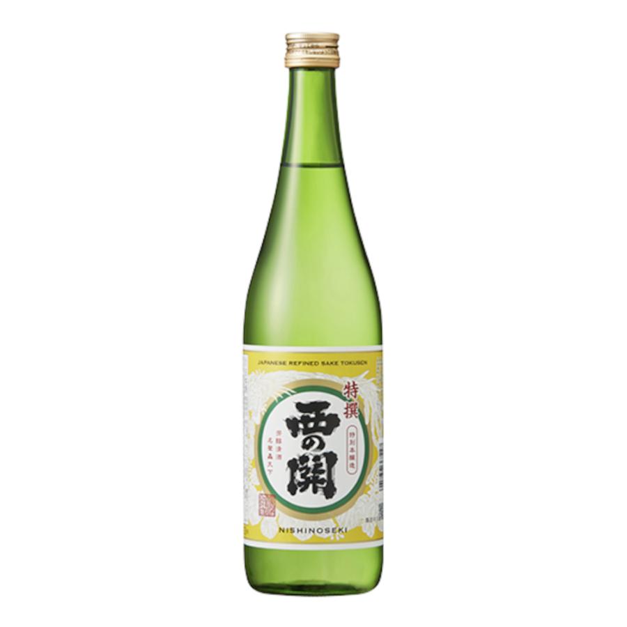 お酒 日本酒 萱島酒造 西の関 特撰 (特別本醸造) 720ml : チャップリン